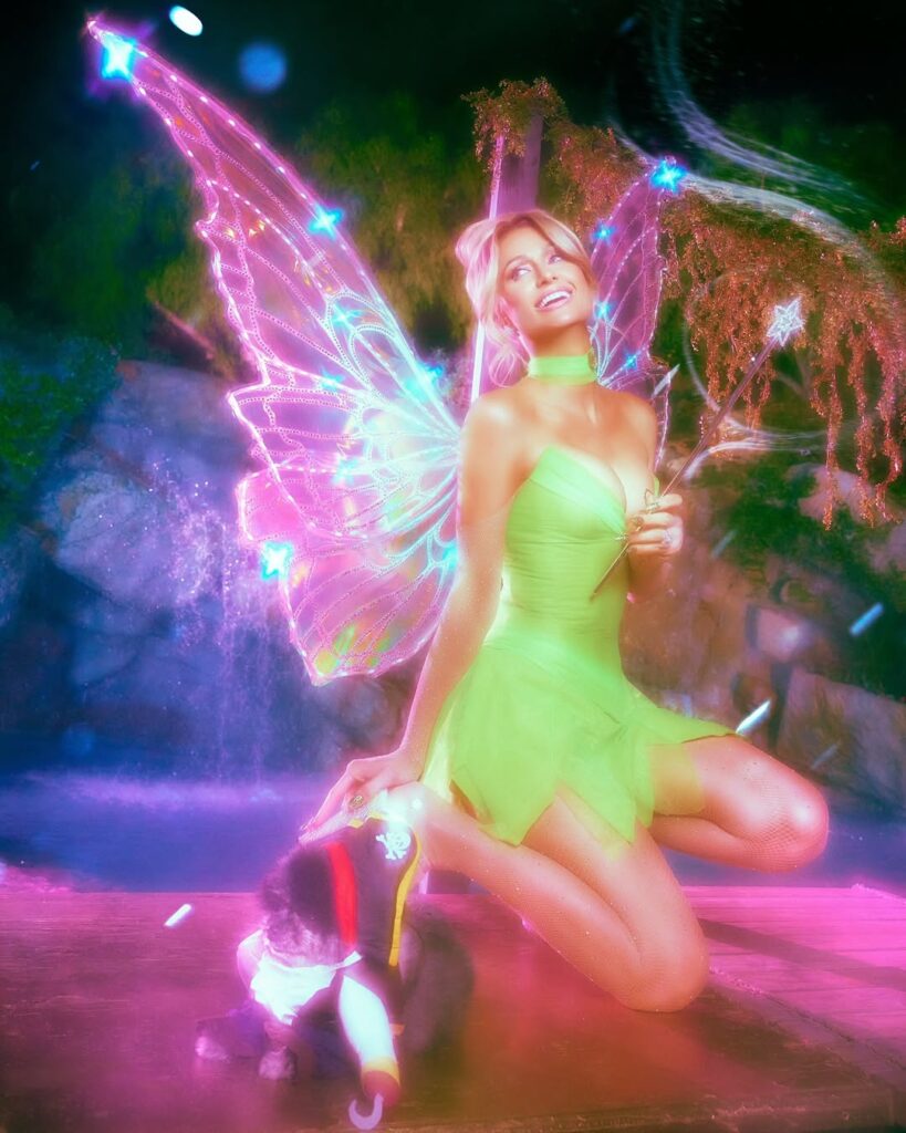 Paris Hilton en Fée Clochette. 