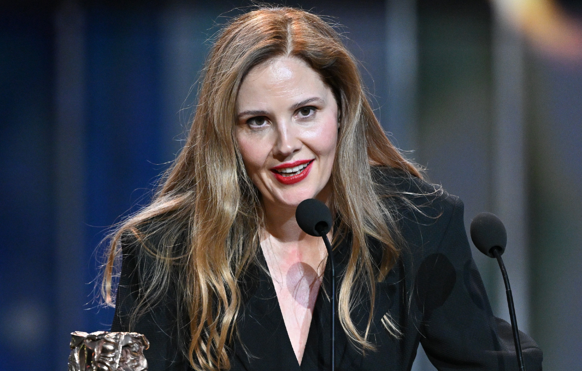 Justine Triet aux César en 2024.