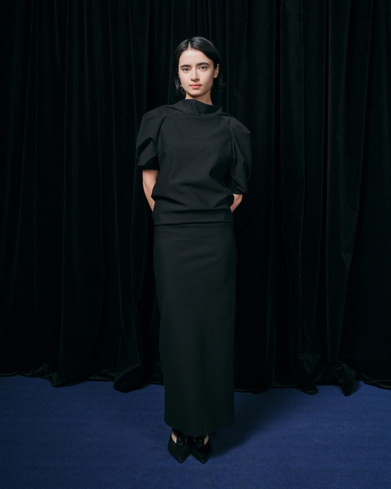 Sara Montpetit au défilé Lanvain. 