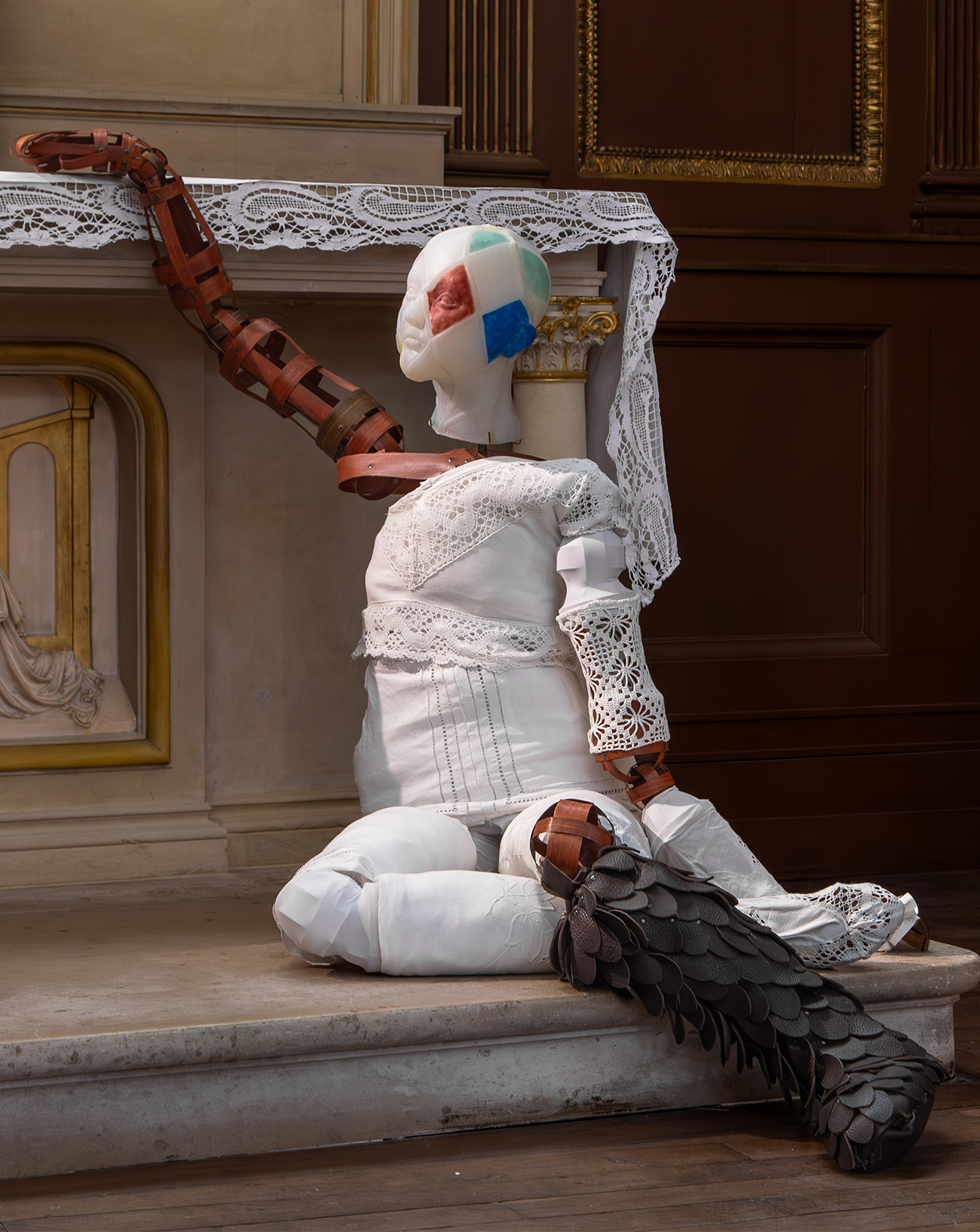 Cent Sommeils, Liselor Perez, Beaux-Arts de Paris, courtesy Rubis Mécénat, église Saint-Eustache, 2025. Photo / InstanT Productions.