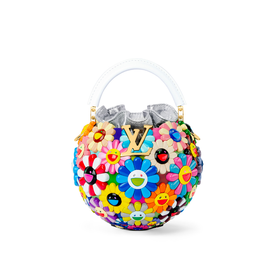 sac capubloom louis vuitton x takashi murakami