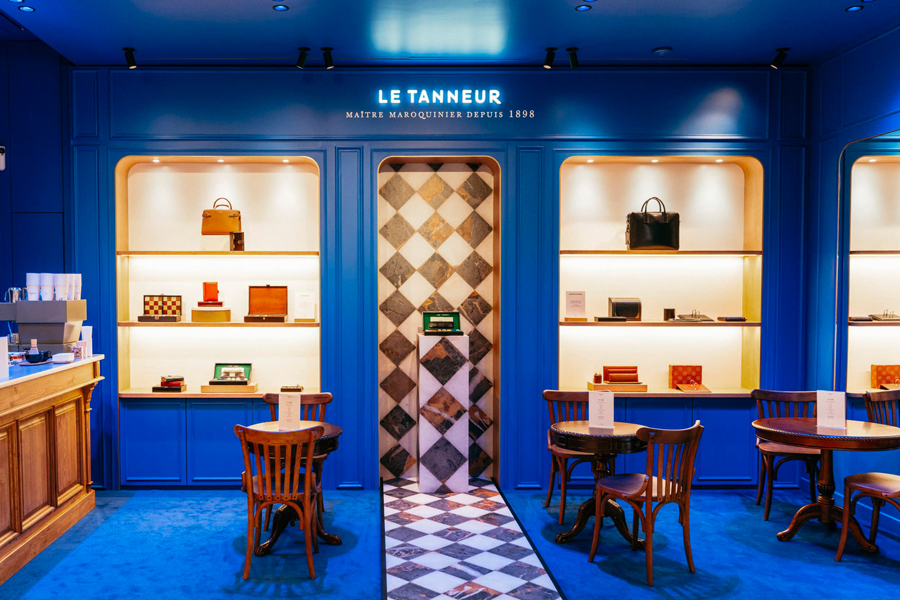 pop up store paris le tanneur vintage 