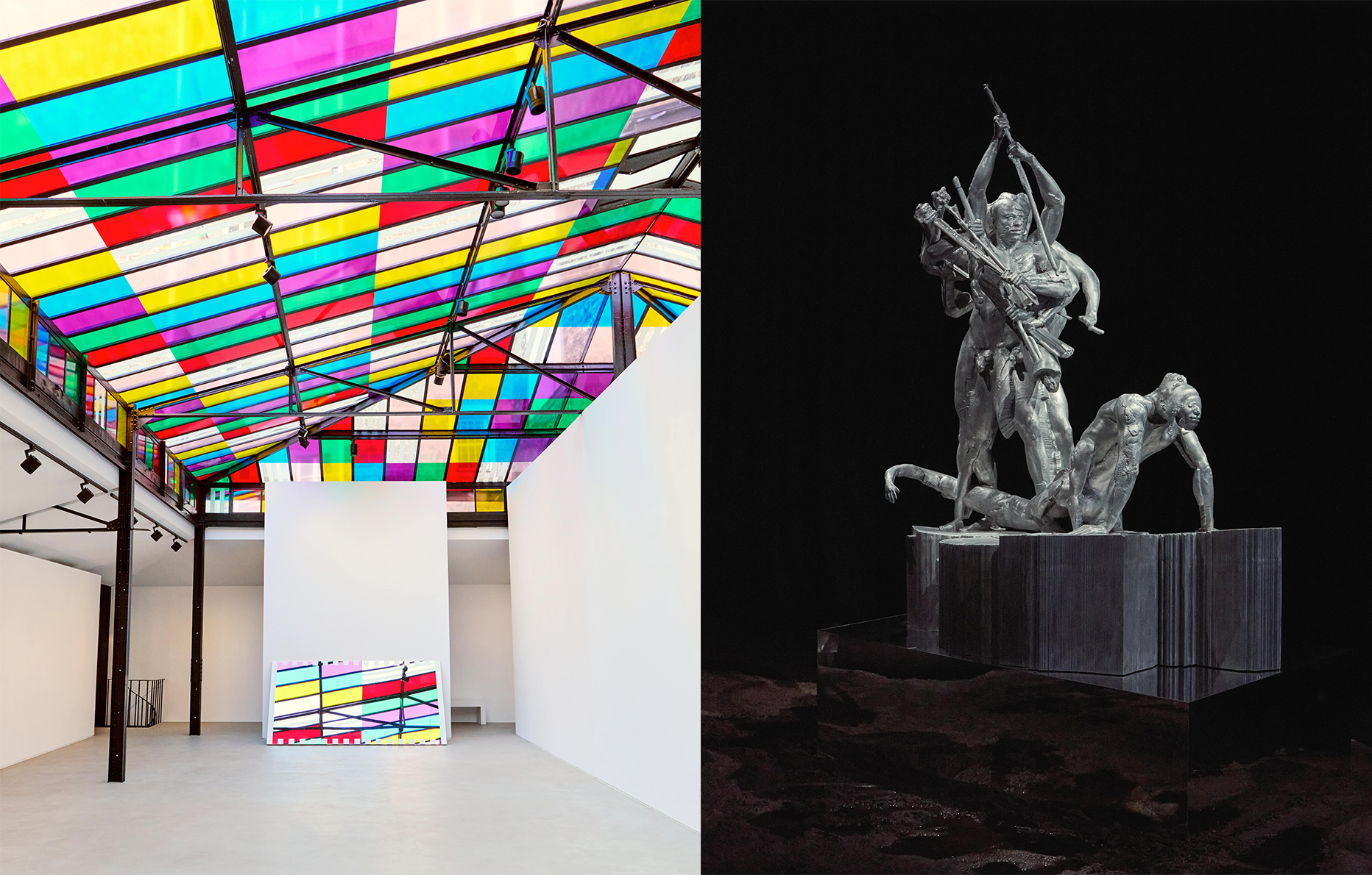 Daniel Buren, Nouvelles images du Ciel, travail in situ, Reiffers Mentorship 2025, Paris 17e