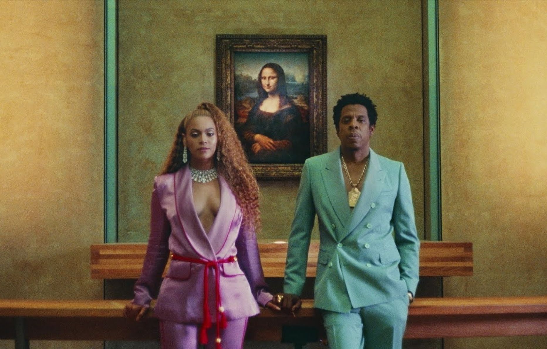 The Carters dans le clip Apeshit tourné au musée du Louvre.