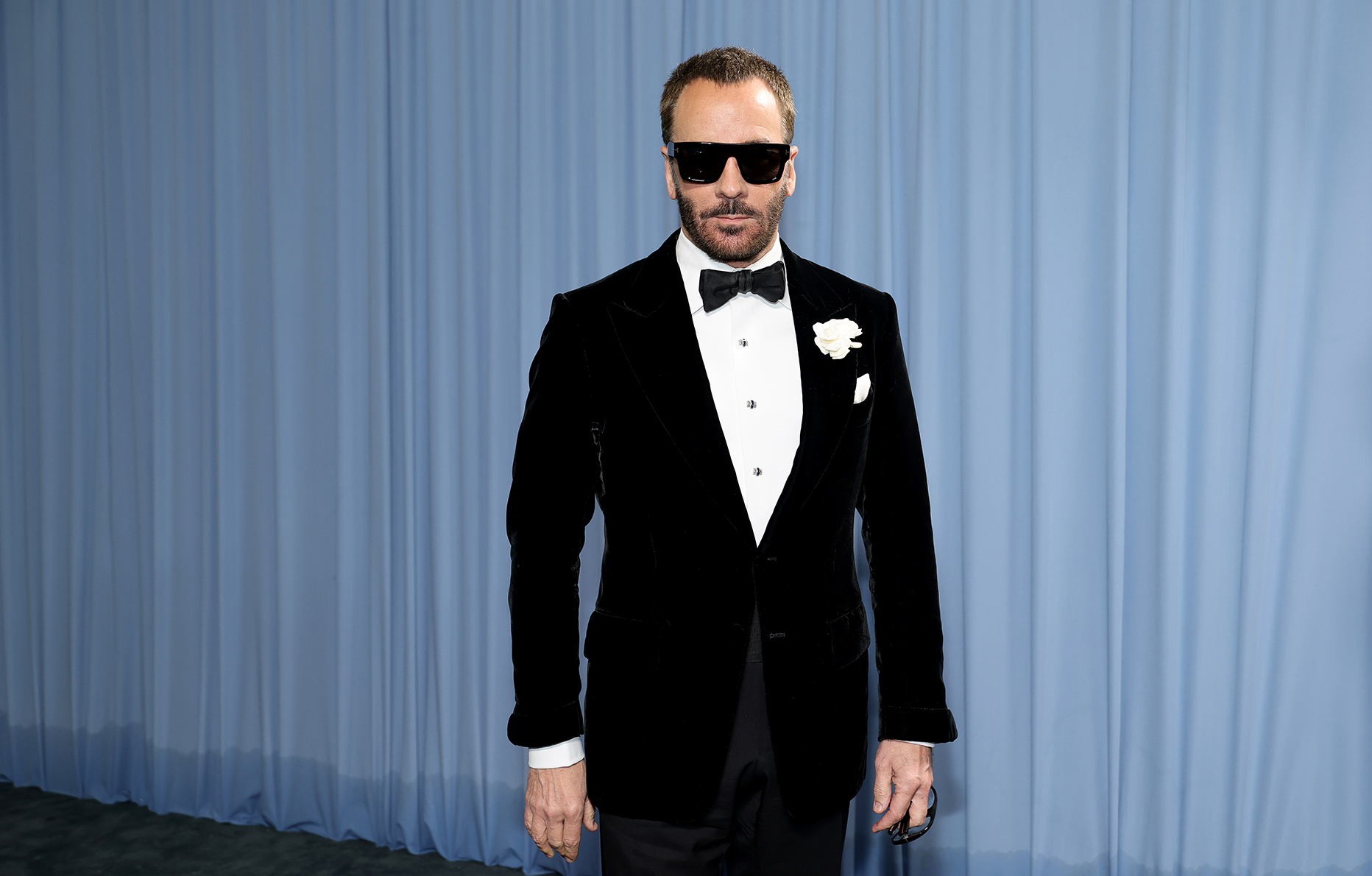Tom Ford au Met Gala 2025. © Mike Coppola/MG25/Getty Images pour le Met Museum/Vogue.