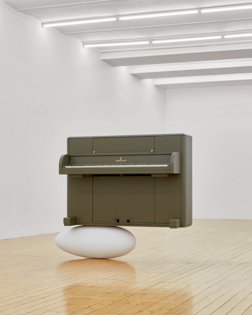 The Relief (Steinway Victory Vertical, 1944), 2025 Courtesy of the artist and Sfeir-Semler Gallery Photo: Edward Greiner