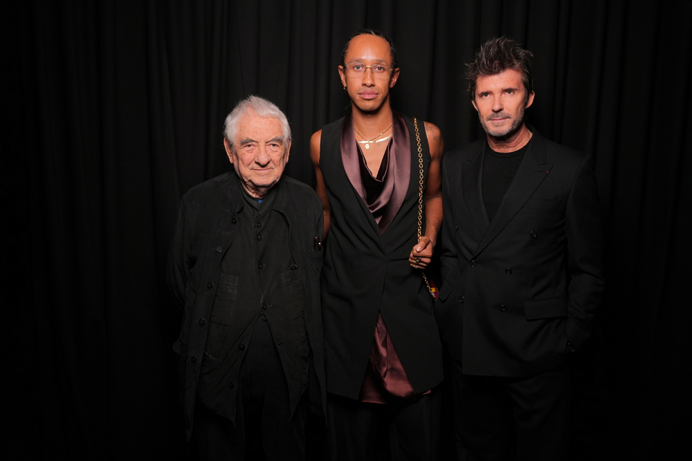 Daniel Buren, Miles Greenberg and Paul-Emmanuel Reiffers at Reiffers Initiatives