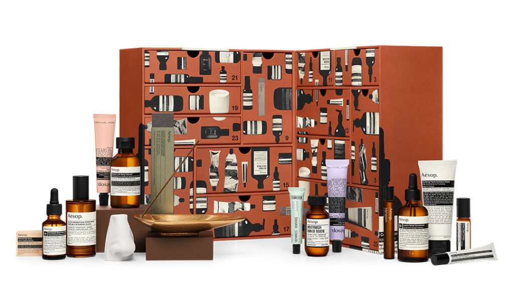 Aesop, calendrier de l'Avent, Noël 2025