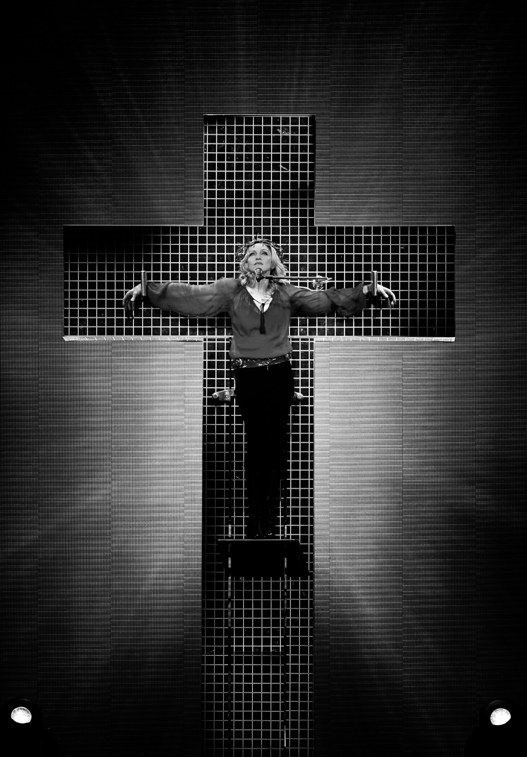 La chanteuse Madonna lors de sa tournée internationale Confessions à Londres en 2006 © Dave Hogan/Getty Images.