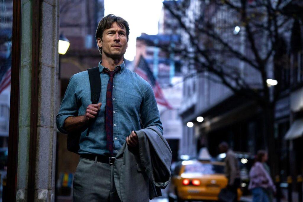 Glen Powell dans le film L'Ultime héritier (2026). © Ilze Kitshoff / STUDIOCANAL SAS.