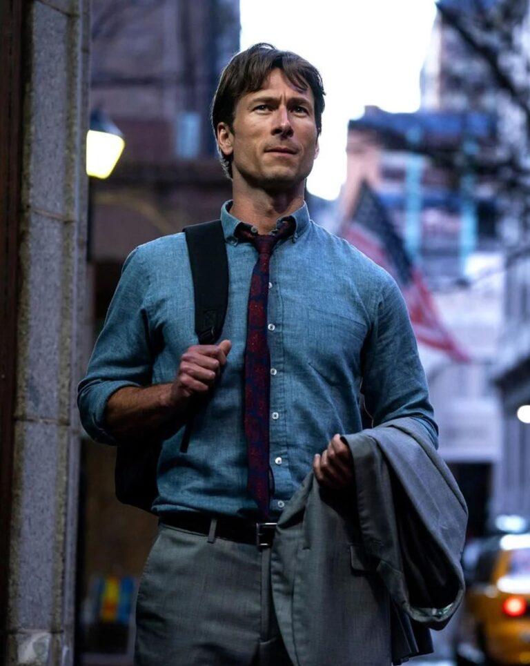 Glen Powell dans le film L'Ultime héritier (2026). © Ilze Kitshoff / STUDIOCANAL SAS.