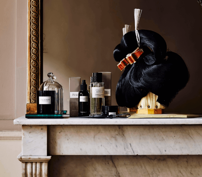 Le salon de coiffure de David Mallett à Paris.
