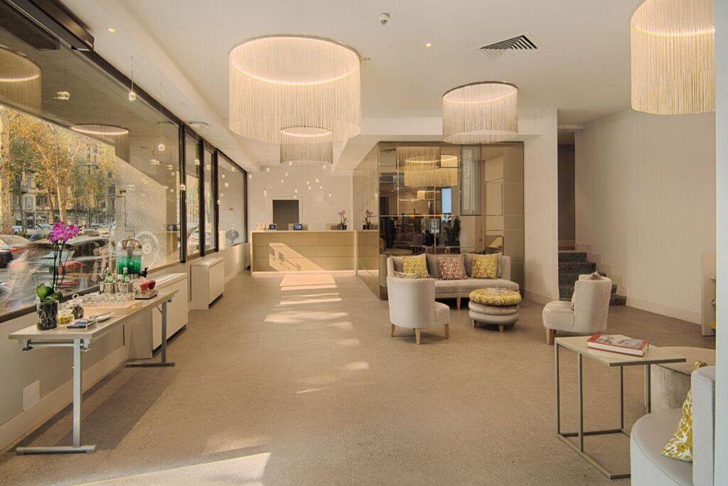 Lobby de l'hôtel NH Torino Centro