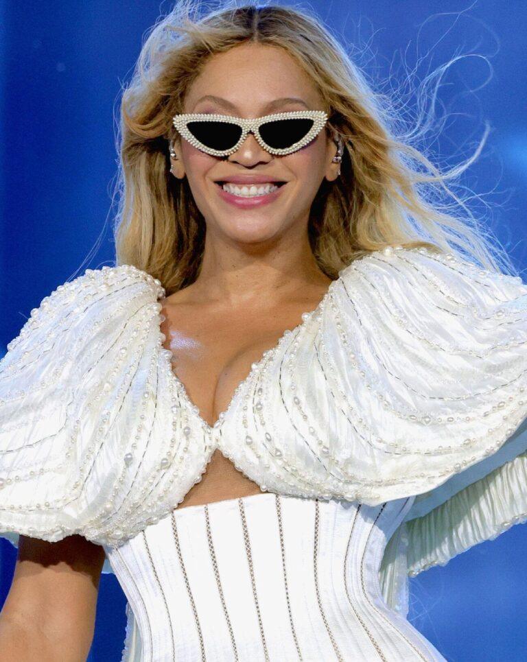 Beyoncé en concert durant le Renaissance World Tour au SoFi Stadium, à Inglewood, le 1er septembre 2023. Photo par Kevin Mazur/WireImage pour Parkwood via Getty Images.