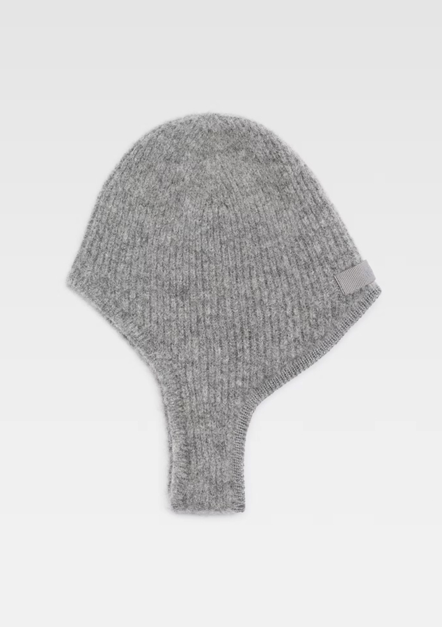 cagoule en laine d'alpage et coton jacquemus 