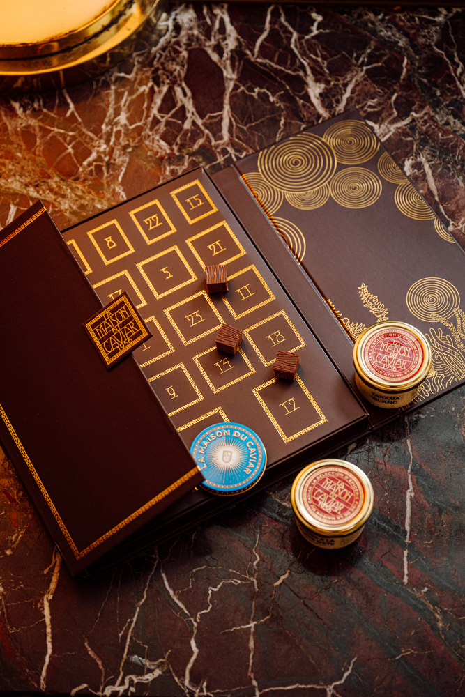Maison du Caviar x Pierre Marcolini Advent calendar.