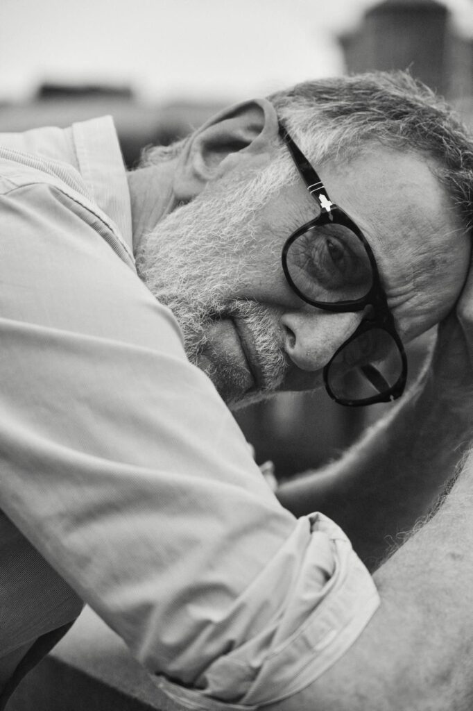 Portrait du coiffeur David Mallett