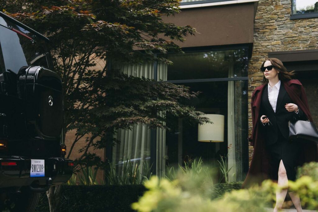 Emma Stone dans le film Bugonia © Atsushi Nishijima/Focus Features.