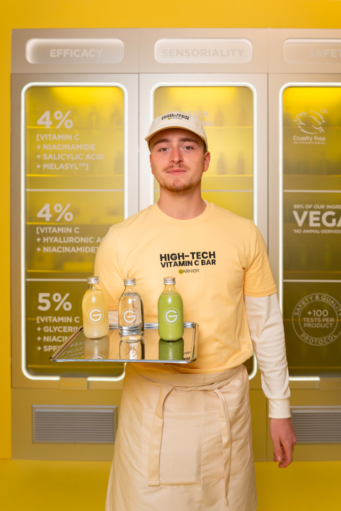 Le “High-Tech Vitamin C Bar” Garnier à Paris