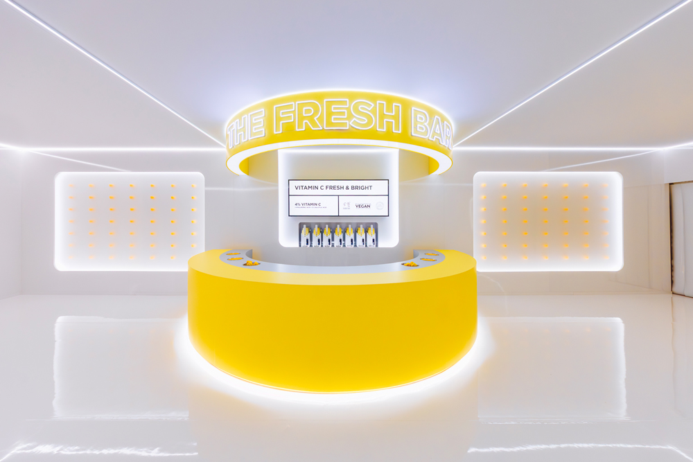 Le “High-Tech Vitamin C Bar” Garnier à Paris