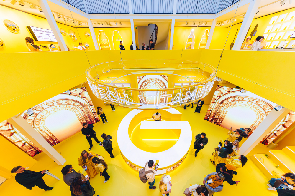 le “High-Tech Vitamin C Bar” Garnier à Paris