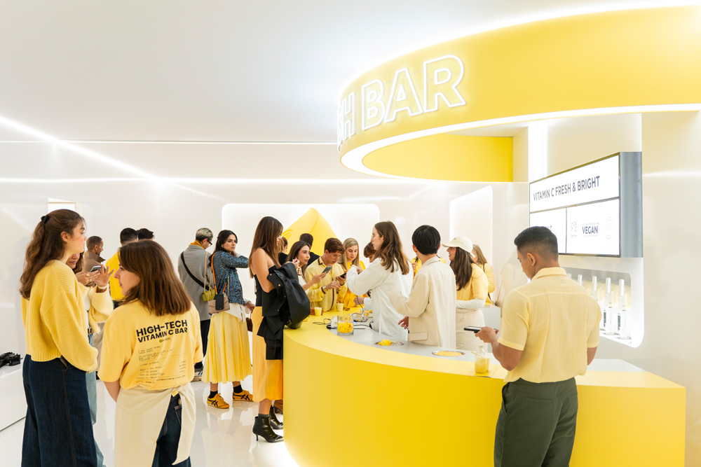 Le “High-Tech Vitamin C Bar” Garnier à Paris