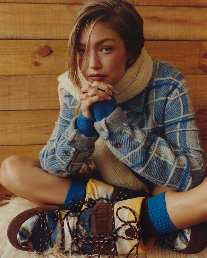 collection moon boot x guest in residence gigi hadid 