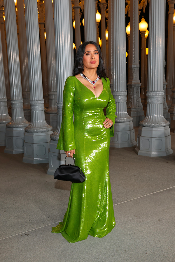 gucci salma hayek lacma art+film gala 2025