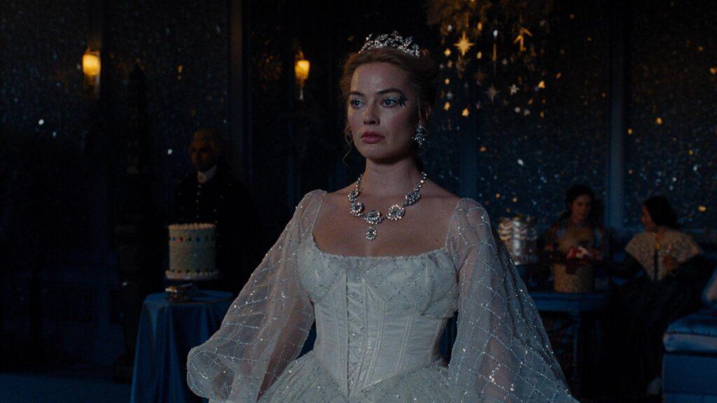 Actress Margot Robbie starring in Wuthering Heights (2026). © Warner Bros.