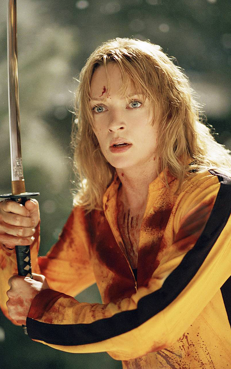 L'actrice Uma Thurman dans Kill Bill (2003) de Quentin Tarantino © TFM Distribution.