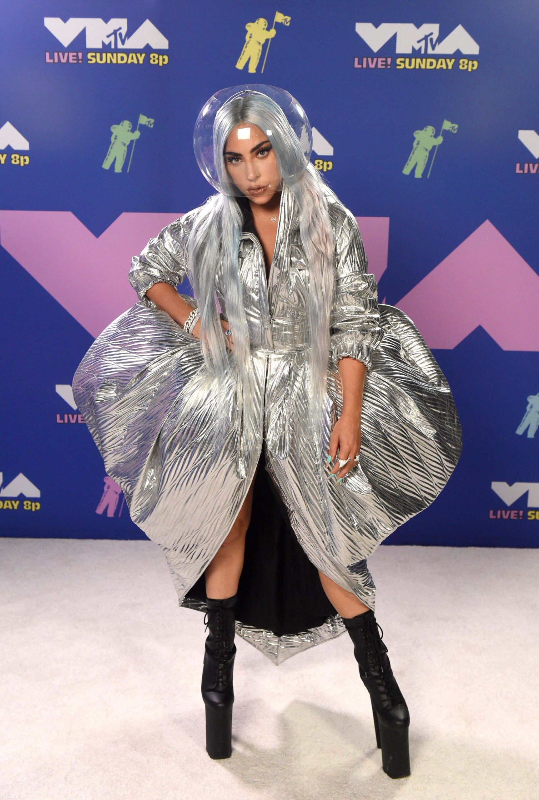 Lady Gaga aux MTV Video Music Awards, le 30 août 2020. © Kevin Winter/MTV VMAs 2020/Getty Images pour MTV.