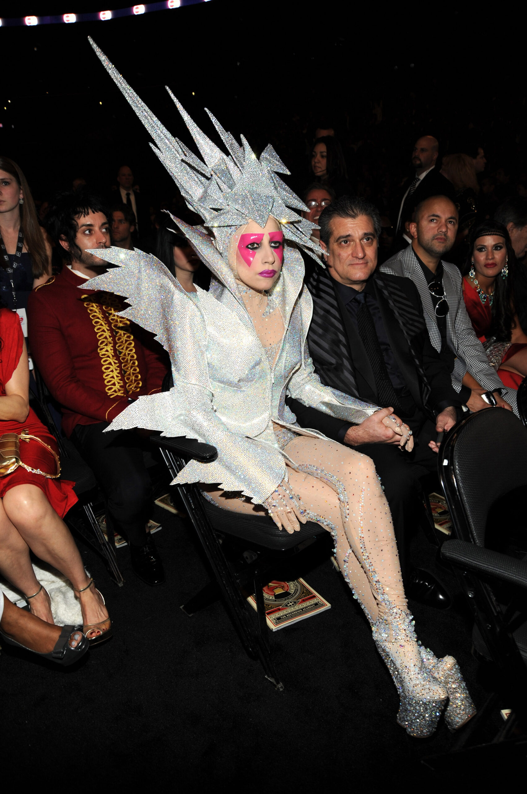 Lady Gaga aux Grammy Awards à Los Angeles, le 31 janvier 2010. Photo par Kevin Mazur/WireImage via Getty Images.