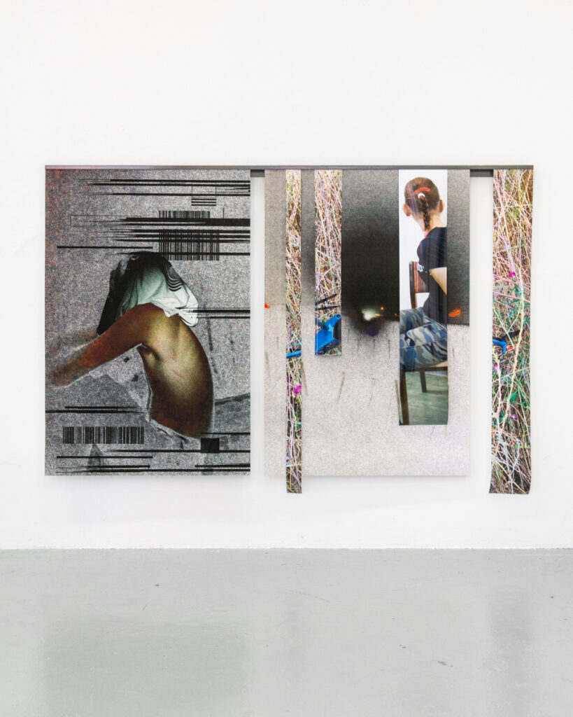 Nicolas Lebeau, /zZZzZzz/ b (2024)
impressions jet d’encre, rail en acier
Dimensions : 262 x 175 cm
Contexte d’exposition : vue d’exposition à l'ensapc, Cergy, FR : dnsep, Fight the urge to zZZzZzz