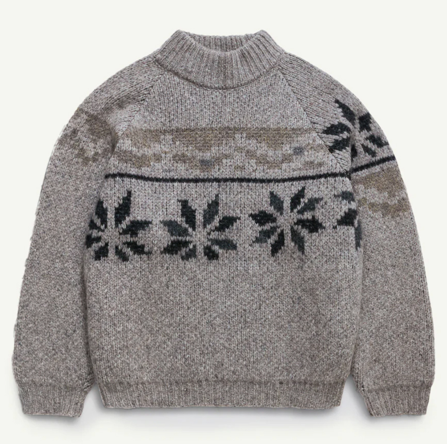 pull oversize à imprimé jacquard magliano 