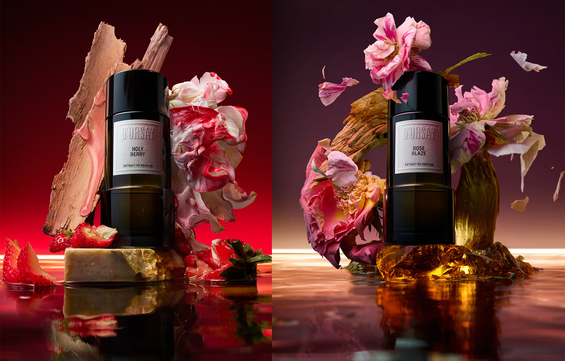 Hole Berry et Rose Blaze, Les Extraits de Parfums, D'Orsay