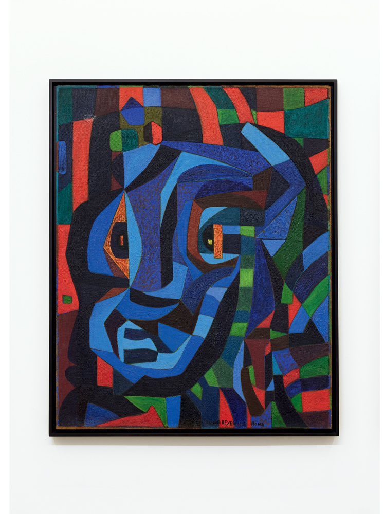 œuvre de l'artiste Emma Reyes, Untitled (1956) exposée à la galerie Crèvecœur à Paris