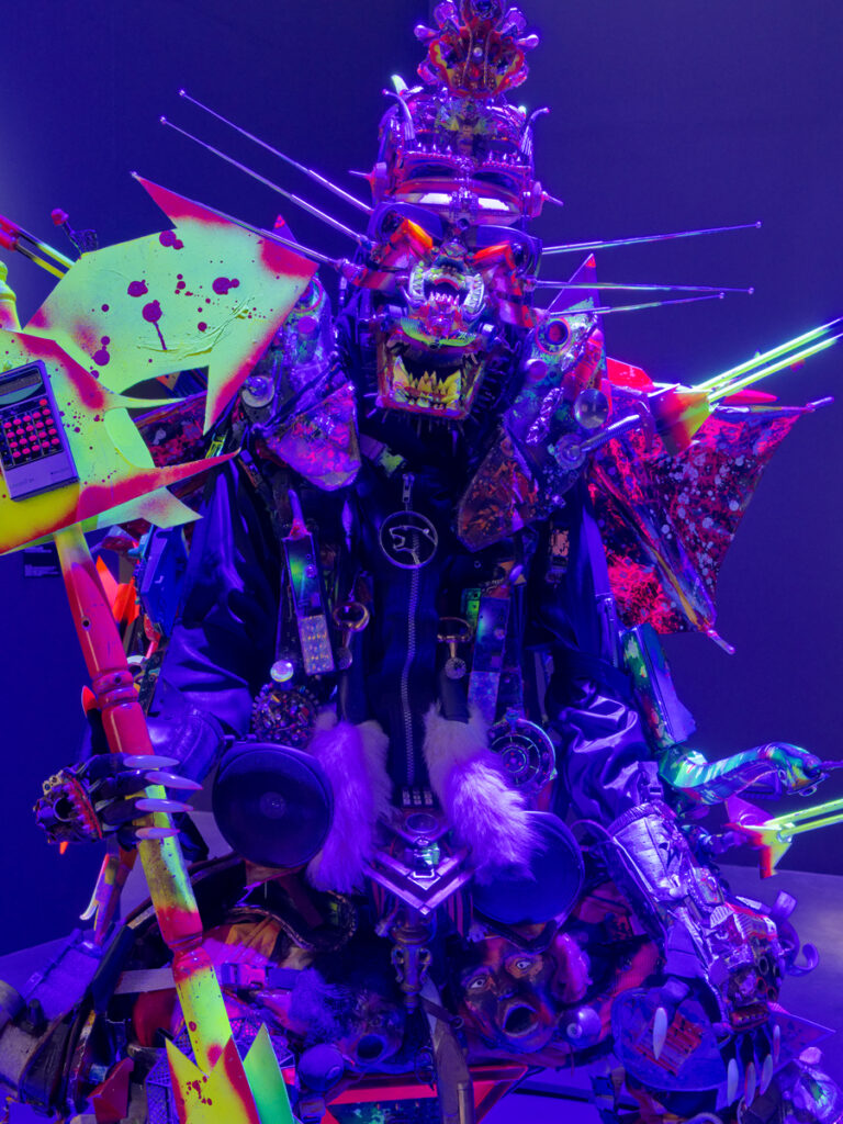 Vue d'exposition, Rammellzee «ALPHABETA SIGMA (Face A)», Palais de Tokyo, 21.02.2025 -11.05.2025. Crédit photo Aurélien Mole