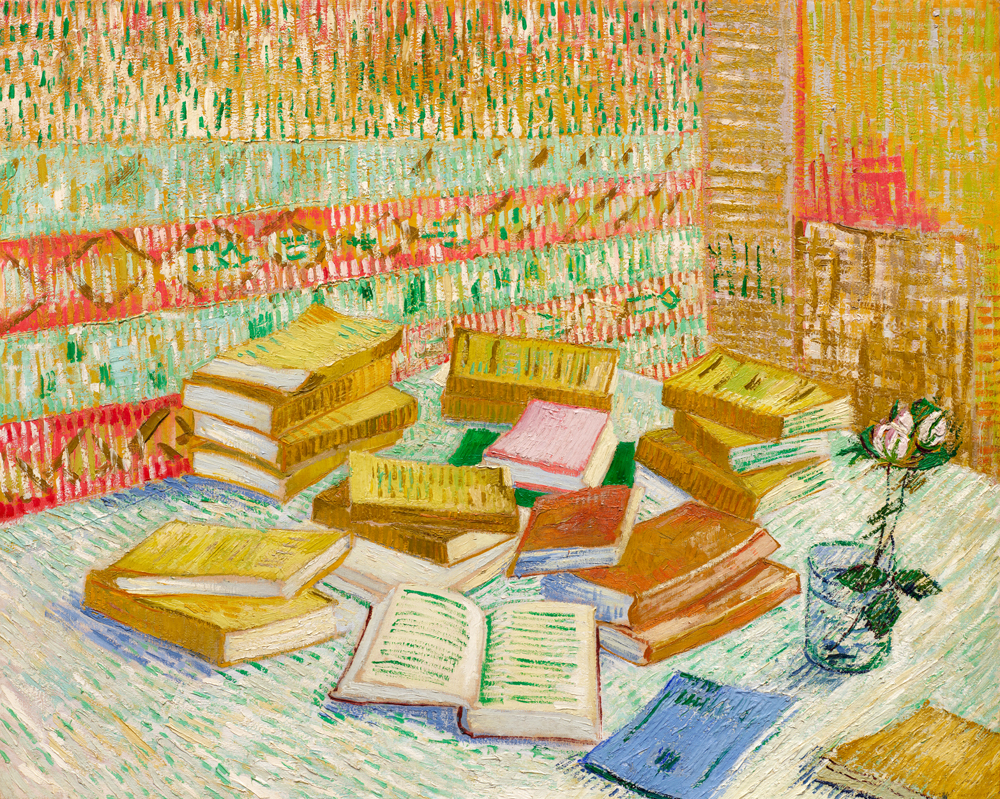 Vincent van Gogh, Romans Parisiens (Les Livres jaunes) (1887) à 62,7 millions de dollars chez Sotheby's New York
