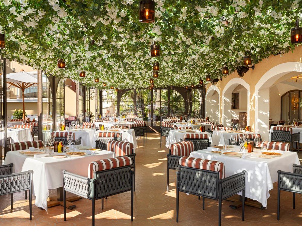 Restaurant Il Giardino Hotel Byblos à Saint Tropez ©Stephan Julliard.