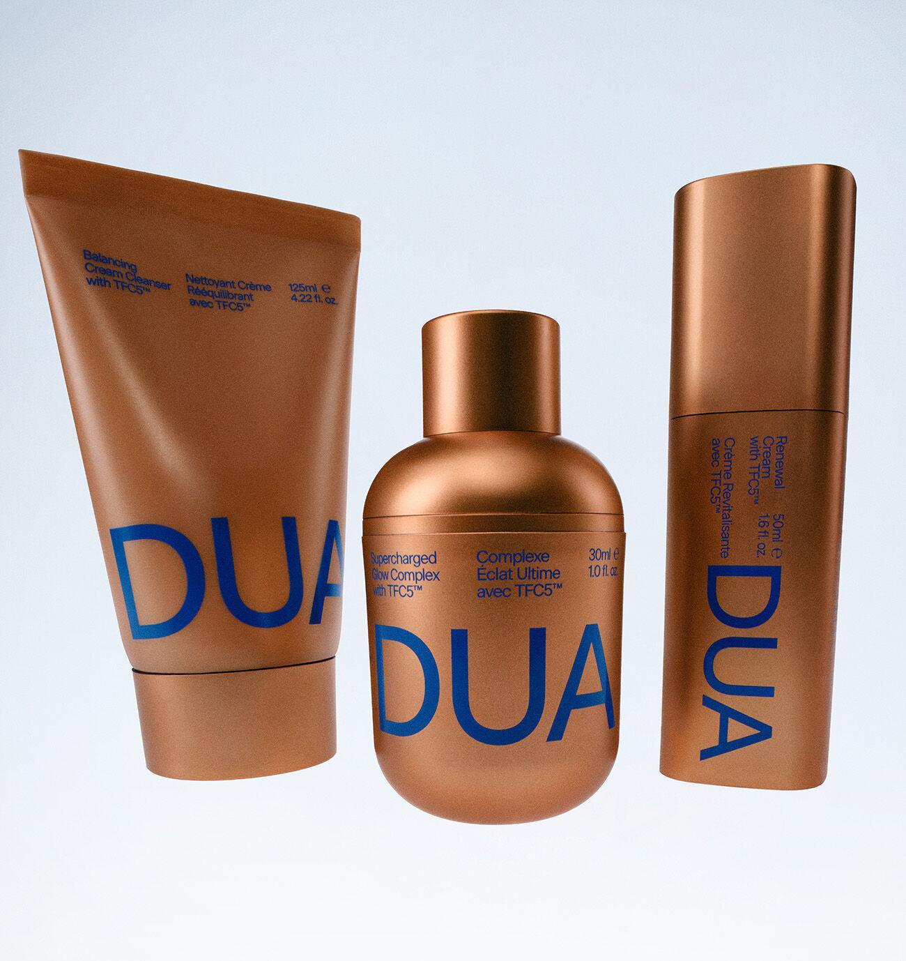 Dua Lipa lance la ligne de soins Dua en collaboration avec Augustinus Bader