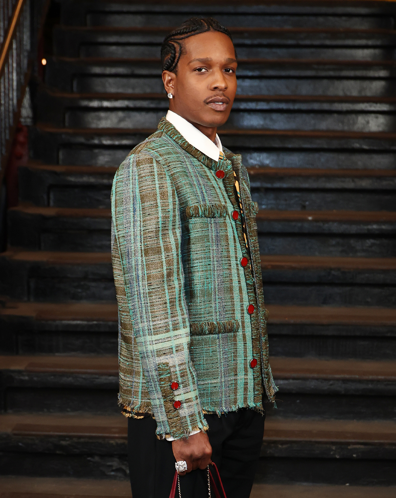 A$AP Rocky au défilé Chanel Métiers d'Art 2026 le 2 décembre 2025 à New York. © Cindy Ord/WireImage.