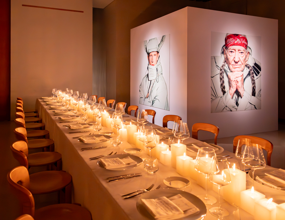 Le dîner Canada Goose par Haider Ackermann à Paris en 2025.