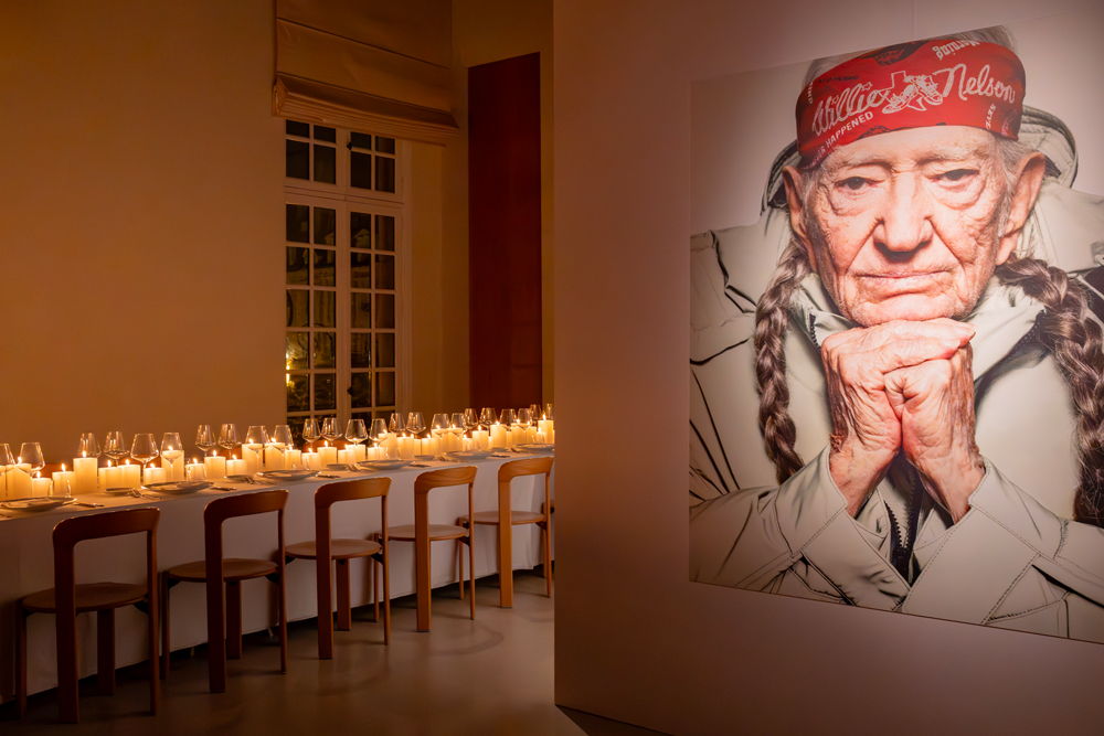 Le dîner Canada Goose par Haider Ackermann à Paris en 2025.