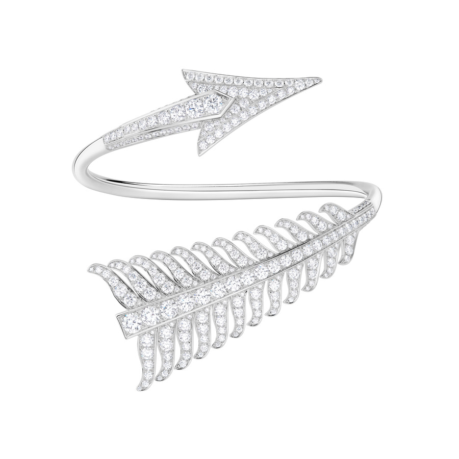 
Bracelet Flèche,en or blanc et diamants, Boucheron, Prix sur demande