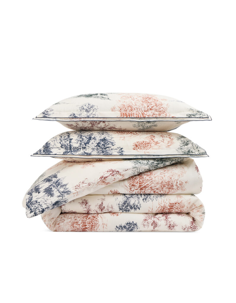 Parure en percale de coton, à partir de 198 €, Paul & Joe pour Bonsoirs.