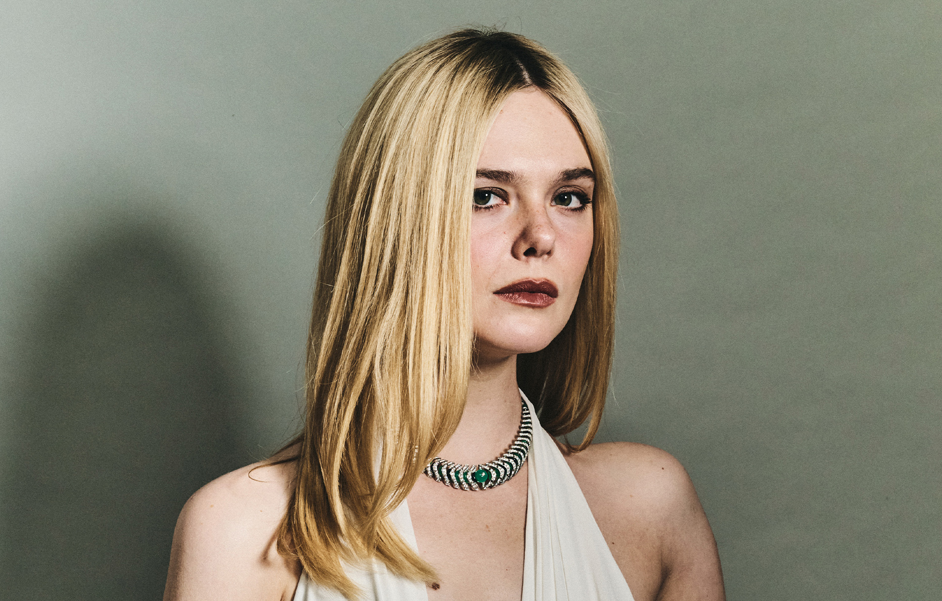 Elle Fanning dans le studio IMDb Portrait Studio le 1er décembre 2025 à New York. ©Bryan Derballa/Getty Images pour IMDb.