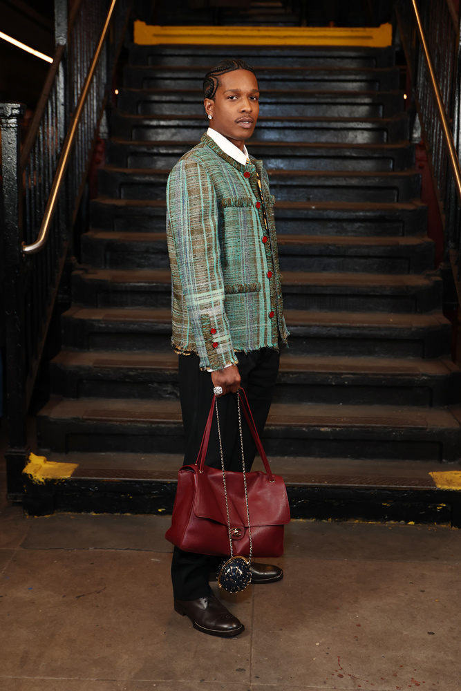 A$AP Rocky at the Chanel Métiers d'Art 2026 show in New York on December 2nd, 2025. © Cindy Ord/WireImage.