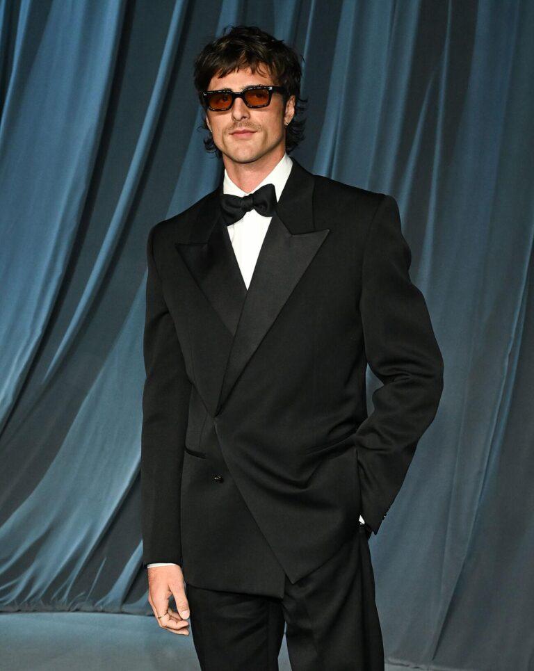 Jacob Elordi au gala de l'Academy Museum of Motion Pictures, le 18 octobre 2025 à Los Angeles. © Michael Buckner/WWD via Getty Images.