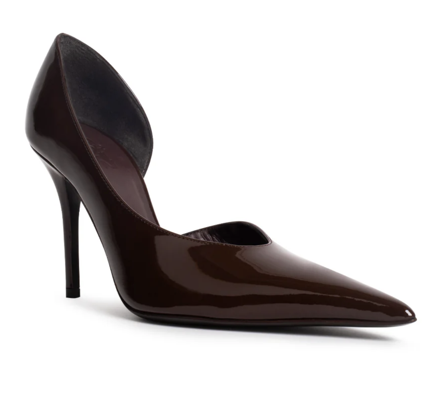 escarpins en cuir verni giaborghini