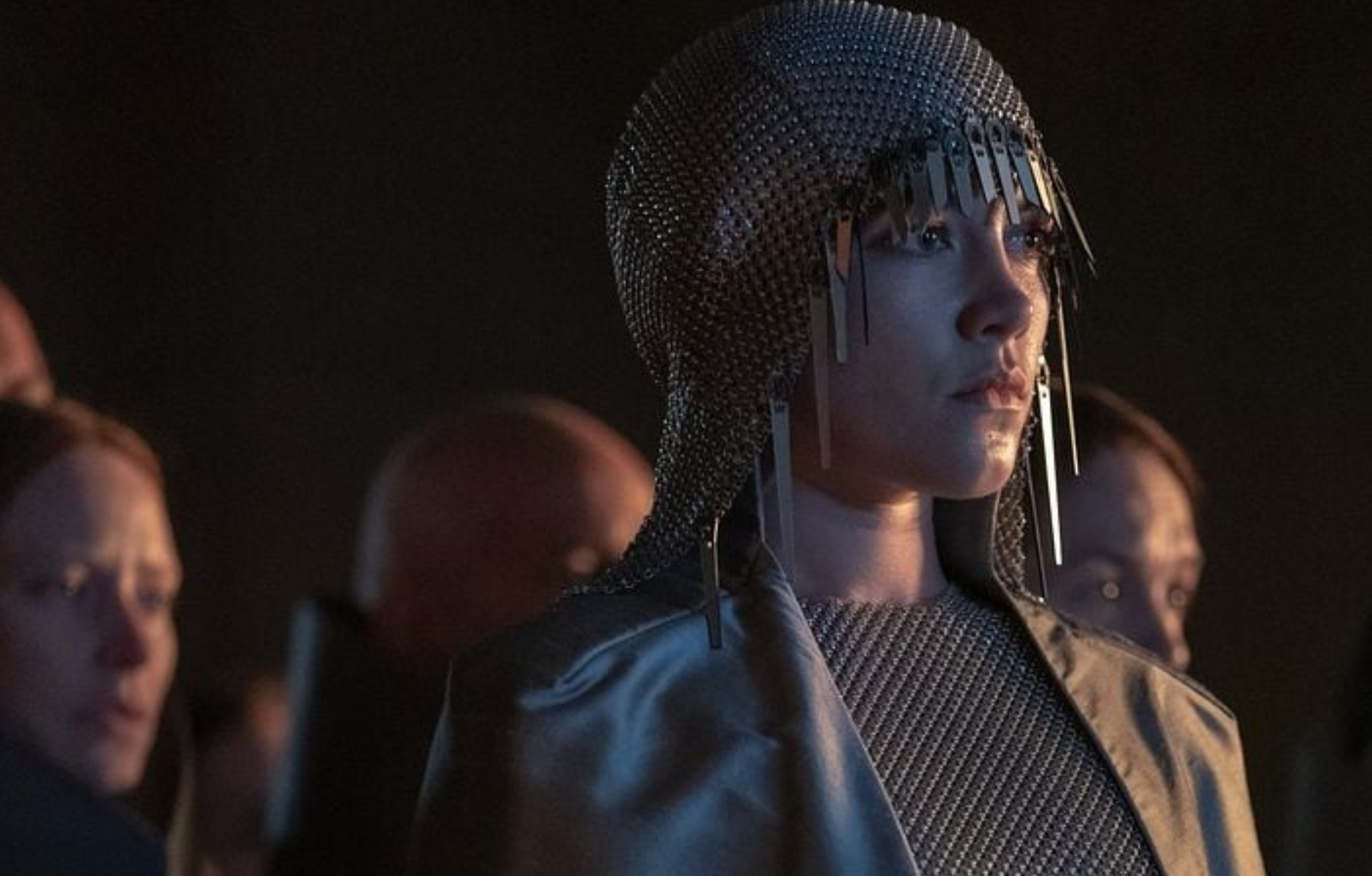 Florence Pugh dans le fim Dune 2 de Denis Villeneuve.